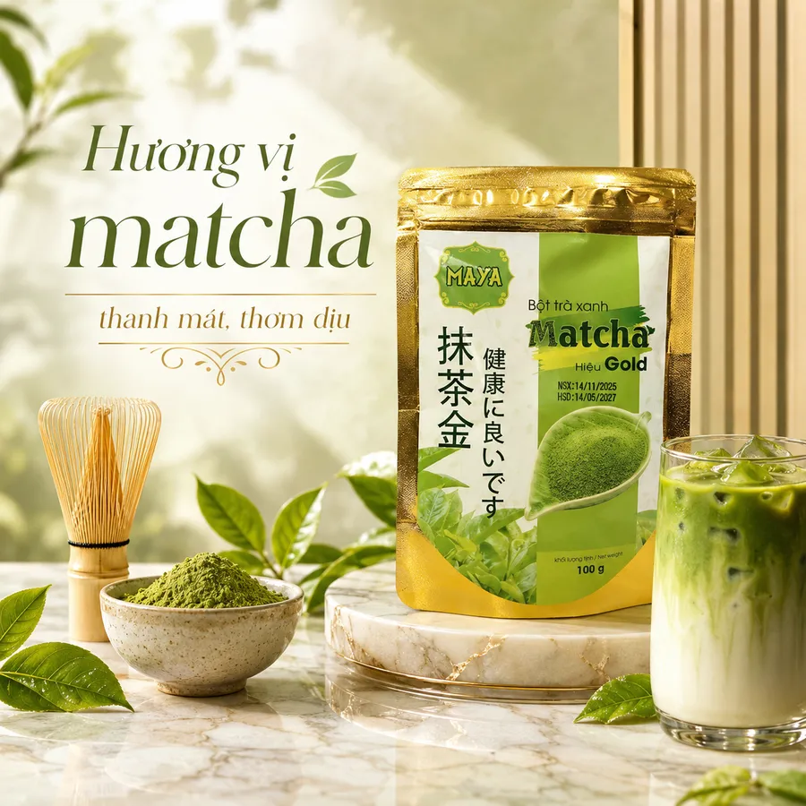Bột matcha nhật Maya